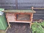 Konijnenhok, Dieren en Toebehoren, Knaagdieren en Konijnen | Hokken en Kooien, Ophalen, Gebruikt, 90 cm of meer, Konijn