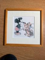 Disney Zeefdruk Schilderijen - Mickey, Pluto, Donald, Ophalen