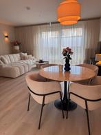 Travertin Eettafel - Ø 110cm, Huis en Inrichting, Tafels | Eettafels, Ophalen, Overige materialen, 50 tot 100 cm, 100 tot 150 cm