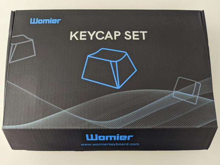 Womier ISA profiel PBT toetsenbord keycaps wit & zwart, Computers en Software, Toetsenborden, Zo goed als nieuw, Qwerty, Ergonomisch