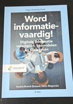 Word informatievaardig | 9789001080754, Boeken, Ophalen of Verzenden, Beta, Nieuw, HBO