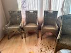 4 Rotan tuinstoelen - Gratis Af te Halen in Maastricht, Ophalen, Gebruikt, Bruin, Riet of Rotan