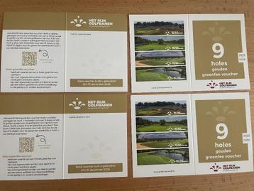 4X GREENFEE KAARTEN VOOR 'HET RIJK' GOLFBANEN beschikbaar voor biedingen