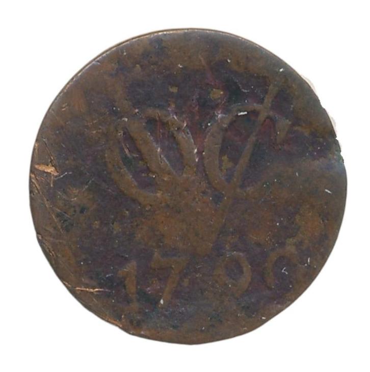 Holland Duit (VOC) 1790, Postzegels en Munten, Munten | Nederland, Losse munt, Overige waardes, Vóór koninkrijk, Ophalen of Verzenden