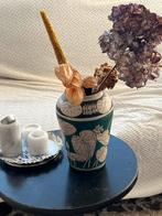 Terracotta vaas, Ophalen of Verzenden, Zo goed als nieuw, Rond, Hout