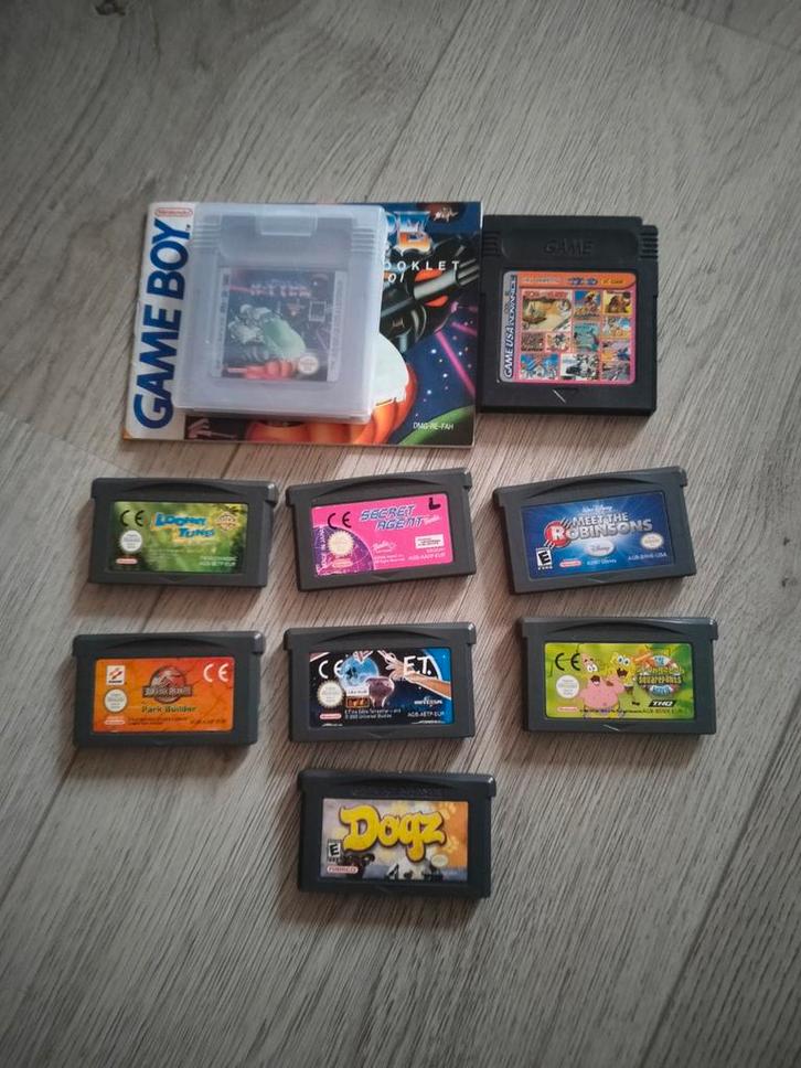 Park builder, r-type, 32 in 1, dogs en meer, Spelcomputers en Games, Games | Nintendo Game Boy, Zo goed als nieuw, Avontuur en Actie