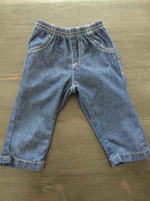 Spijkerbroek Benetton maat 62, Kinderen en Baby's, Babykleding | Maat 62, Zo goed als nieuw, Broekje, Ophalen