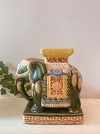 Keramieken kleine olifant plamtentafeltje, Ophalen of Verzenden