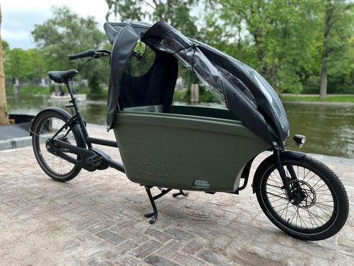 Dolly Bakfiets, Fietsen en Brommers, Fietsen | Bakfietsen, Zo goed als nieuw, Overige merken, 2 kinderen, Elektrisch, Huif, Ophalen
