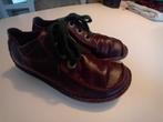 Clarks met vintage look maat 38 bordeauxrood, Gedragen, Ophalen of Verzenden, Rood