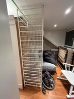 Stellingkast met draadmanden | 2 delen, Huis en Inrichting, Kasten | Stellingkasten, Ophalen, Gebruikt