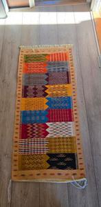 Vintage kelim kleed loper vloerkleed tapijt kelim handgeweve, Huis en Inrichting, Stoffering | Tapijten en Kleden, Ophalen, Gebruikt