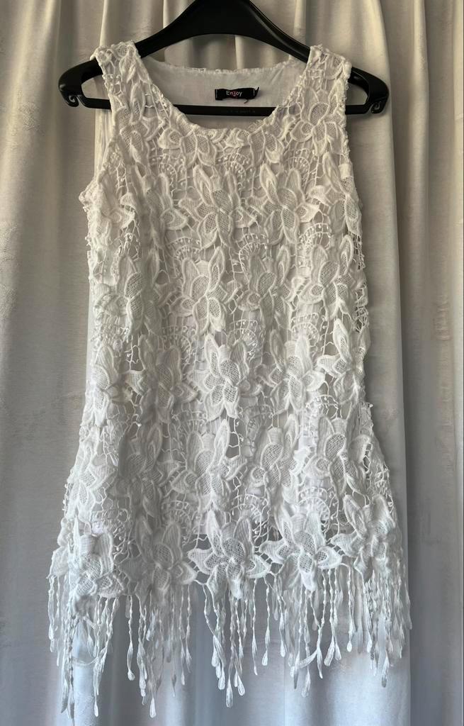 Kanten Tuniek/Jurk van Enjoy maat S, Kleding | Dames, Gelegenheidskleding, Zo goed als nieuw, Overige typen, Maat 36 (S), Ophalen of Verzenden