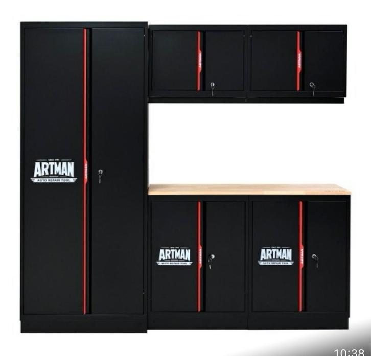 Nieuwe Artman werkbank lege werkplaats inrichting met kasten, Doe-het-zelf en Verbouw, Werkbanken, Nieuw, 170 cm of meer, Ophalen