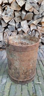Gietijzeren originele antieke melkbus, Tuin en Terras, Tuinwanddecoratie, Ophalen, Gebruikt