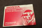 Honda XL600V Transalp 1991 motorfiets instructie boekje, Ophalen of Verzenden, Honda