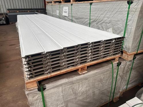 ACTIE - Partij gevelbekleding wit / kunststof planken wit, Tuin en Terras, Palen, Balken en Planken, Nieuw, Planken, 250 cm of meer
