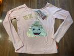 Emoji coolcat shirt roze glitter lovertjes logo maat 158-164, Meisje, Coolcat, Ophalen of Verzenden, Zo goed als nieuw