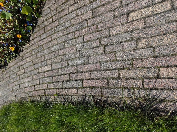 Klinkers voor pad, terras of muur, Tuin en Terras, Tegels en Klinkers, Gebruikt, Klinkers, Beton, 10 m² of meer, Ophalen