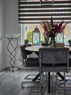 Eettafel met 8 stoelen, Ophalen of Verzenden, Gebruikt, Modern, 6 tot 8 stoelen