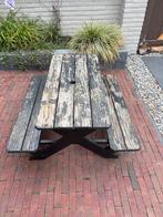 Houten Picknicktafel - Robuust & Sfeervol, Ophalen, Gebruikt, Rechthoekig, Hout