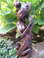 waardevol prachtig vrouw beeld uit coromandel hout gesneden, Antiek en Kunst, Ophalen of Verzenden