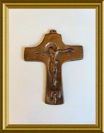 Koperen/ bronzen kruisje, crucifix, Ophalen of Verzenden