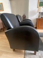 2 mooie, goed onderhouden fauteuils, Huis en Inrichting, Fauteuils, Ophalen, Gebruikt, Minder dan 75 cm, Leer