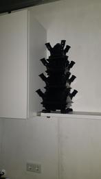 Tulpenvaas, Huis en Inrichting, Ophalen, Zo goed als nieuw, Zwart, 50 tot 75 cm