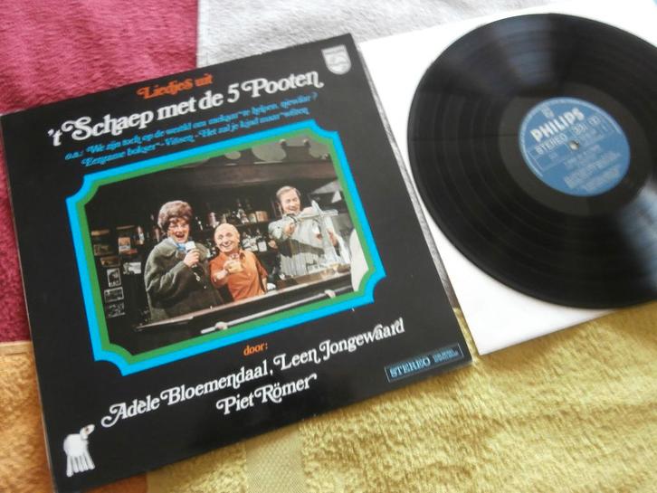Adèle Bloemendaal, Piet Römer en Leen Jongewaard - 5 Pooten., Cd's en Dvd's, Vinyl | Nederlandstalig, Zo goed als nieuw, Pop, 12 inch