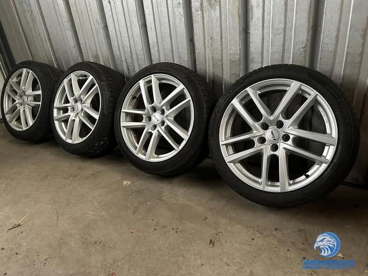 6-7mm! Volvo S60 V60 Ford Mondeo 18 inch velgen 5x108 winter, Auto-onderdelen, Banden en Velgen, Banden en Velgen, Winterbanden