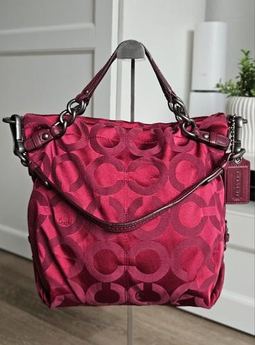 Coach Brooke Signature Op Art Sateen Hobo handtas beschikbaar voor biedingen