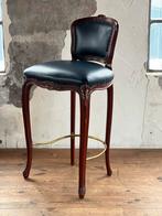 Engelse klassieke barkruk, chesterfield, Huis en Inrichting, Barkrukken, Ophalen, 5 krukken of meer, 60 tot 90 cm, Zo goed als nieuw