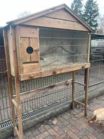 Brocante vogelkooi, Dieren en Toebehoren, Ophalen, Hout, Vogelkooi