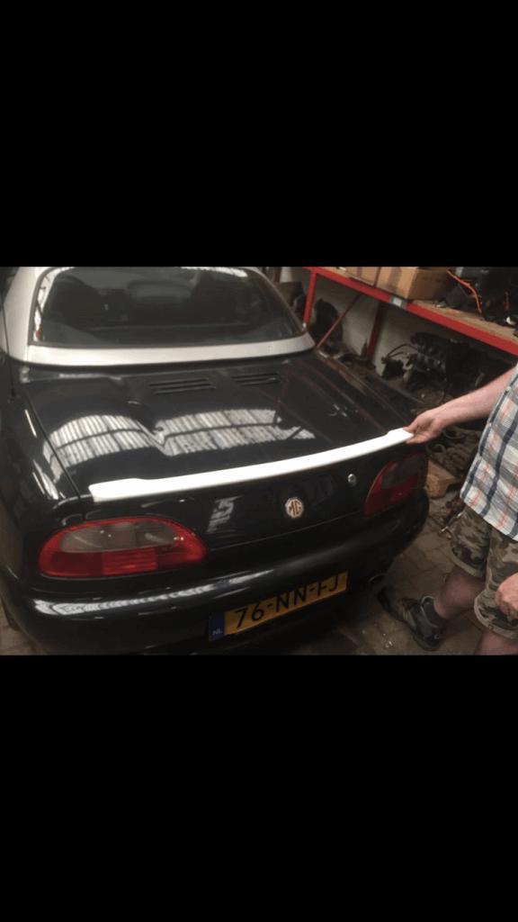 mg tf mgtf mgf mg f achterspoiler, Auto-onderdelen, Carrosserie en Plaatwerk, Bumper, MG, Achter, Nieuw, Ophalen of Verzenden
