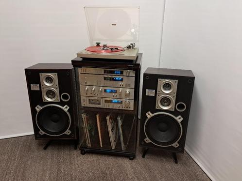 Pioneer Blue-Line Vintage stereo-set from the early 80's, Audio, Tv en Foto, Stereo-sets, Cassettedeck, Tuner of Radio, Speakers