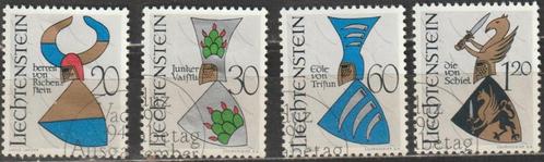 2124. Liechtenstein 465/68 gest. Wapens, Postzegels en Munten, Postzegels | Europa | Overig, Gestempeld, Overige landen, Verzenden