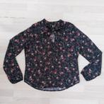 Eksept zwart shirt met bloemen maat S, Ophalen of Verzenden, Lange mouw, Zo goed als nieuw, Maat 36 (S)