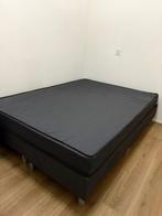 Boxspring 140 cm, Ophalen, Gebruikt, Zwart, 140 cm