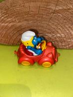 Smurfen super smurf in rode auto, Verzenden, Zo goed als nieuw, Verschillende Smurfen