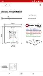 Naxpro base plate bodemplaat voor truss. Multi. 800x800x5, Ophalen, Gebruikt, Licht