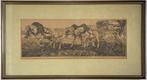 193. Kopergravure, Pieter Dupont – "Ploegende Paarden", 1904