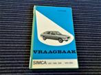 Simca 1307-1308-1309 Vraagbaak Werkplaatshandboek NL, Gelezen, Overige merken, Verzenden