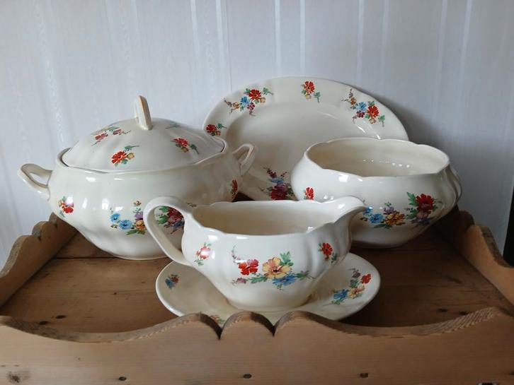 6-delig compleet servies, Antiek en Kunst, Antiek | Servies compleet, Ophalen