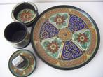 Zuid Holland Gouda plateel keramiek rookstel jr.1916-1923., Antiek en Kunst, Ophalen of Verzenden