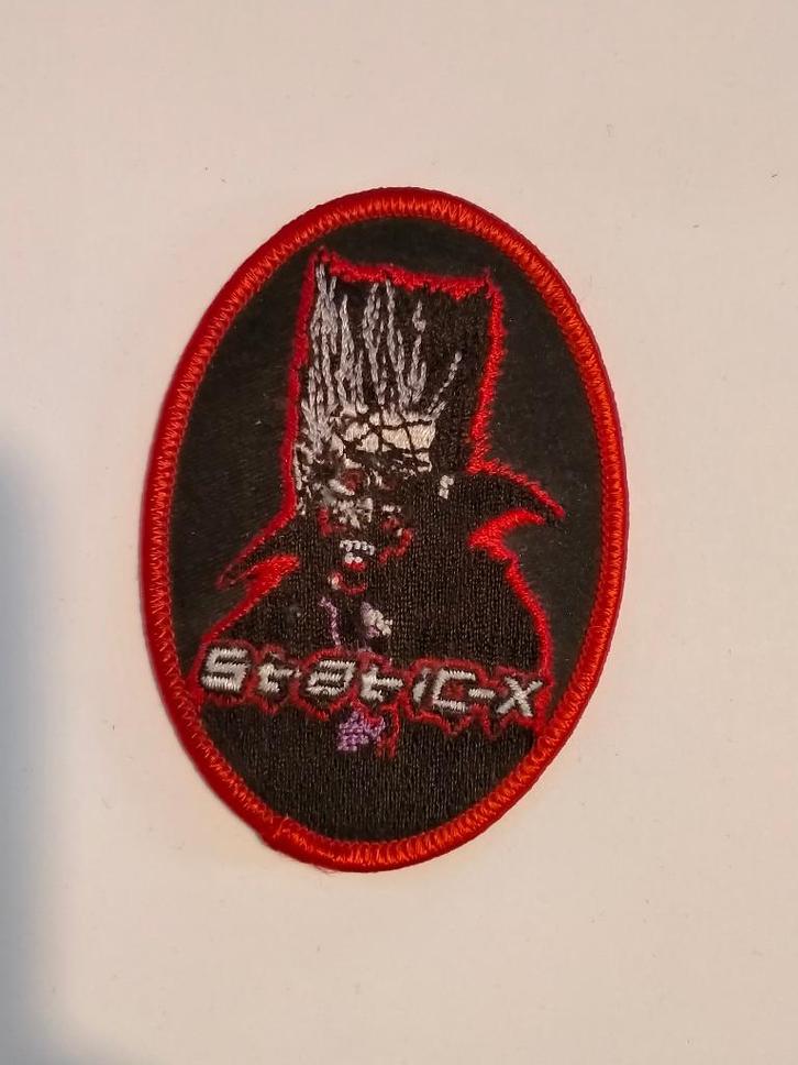 Static-X Static X metal hardrock band muziek patch embleem, Verzamelen, Muziek, Artiesten en Beroemdheden, Nieuw, Kleding, Ophalen of Verzenden
