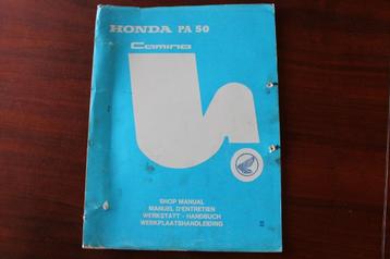 Honda PA50 Camino werkplaatsboek shop manual beschikbaar voor biedingen