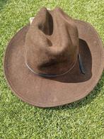 Cowboy western hoed bruin maat L-XL, Ophalen of Verzenden, Zo goed als nieuw, Hoed