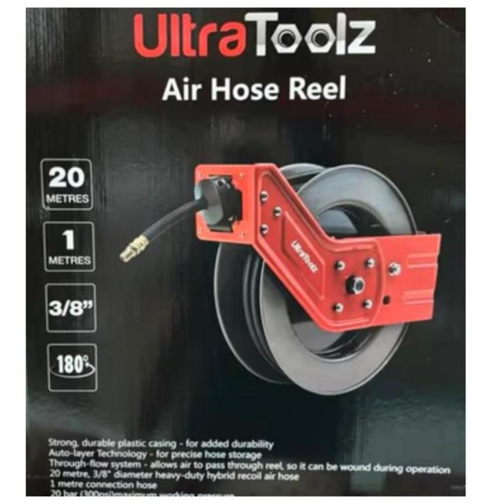 Ultratoolz Luchtslang op haspel – 20 meter, Auto diversen, Autogereedschap, Nieuw, Ophalen