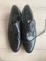 Leren herenschoenen maat 42, Ophalen of Verzenden, Gedragen, Zwart, Veterschoenen